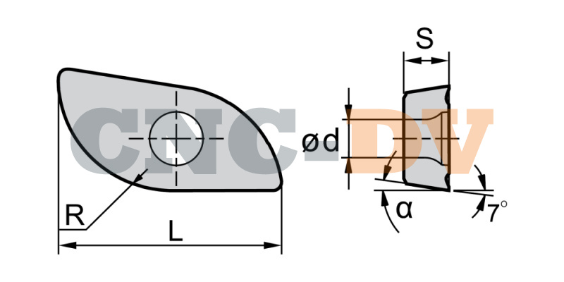 XNGX0705ANN-R-HS5130 Пластина фрезерная