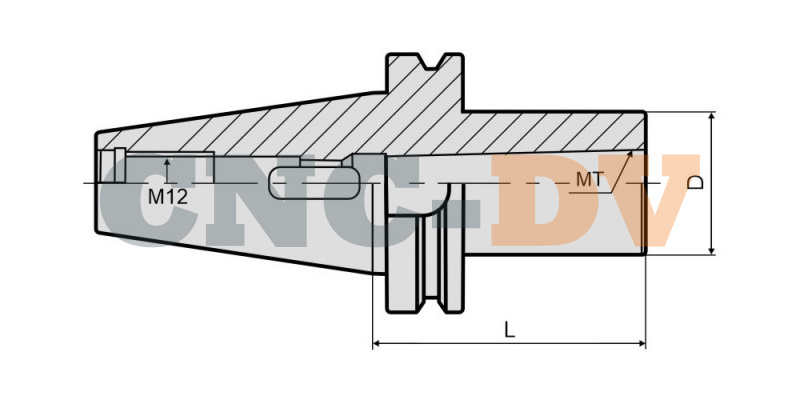 Патрон сверлильный под конус Морзе BT30-MTA1-045