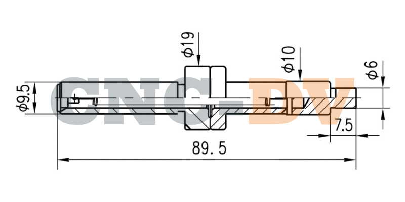 Кромкоискатель (краеискатель) механический CBQ-00D