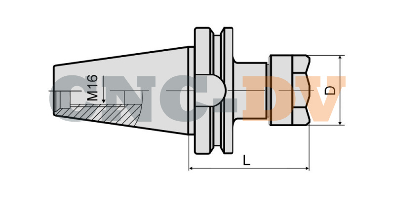 BT40-ER11-070 Патрон цанговый