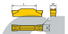 E-ZTFD0303-MG HR82513 Пластина отрезная, канавочная для стали